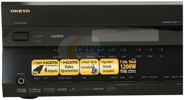 Alt view image 3 of 20 - ONKYO HT-S7100 7.1CH Home Theater System W/iPod Dock