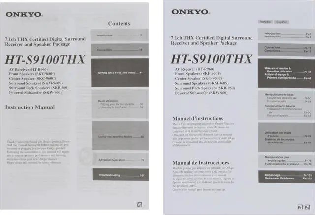 Alt view image 19 of 19 - ONKYO HTS9100THX 7.1-Channel Home Theater System (Black)