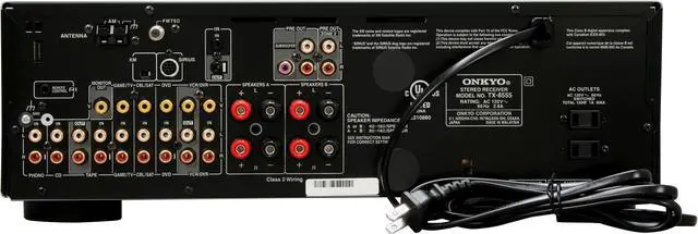 Alt view image 7 of 13 - ONKYO TX-8555 Stereo High Fidelity Receiver