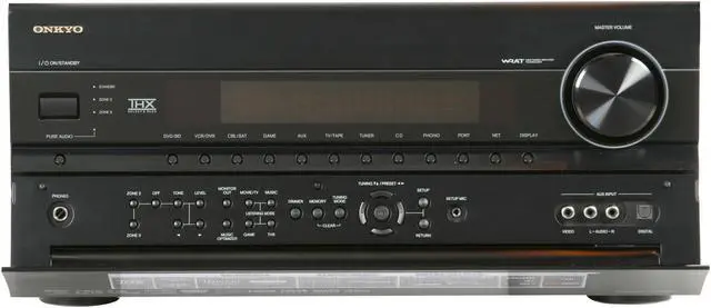 Alt view image 2 of 5 - ONKYO TX-NR807 7.2-Channel Black Home Theater Receiver