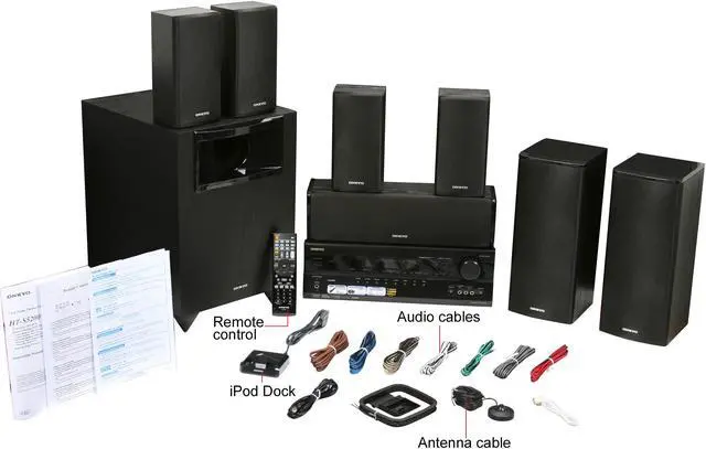 Alt view image 16 of 16 - ONKYO HT-S5200 7.1-Channel Black Home Theater System with iPod Dock
