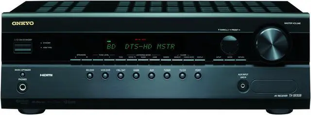 Alt view image 2 of 4 - ONKYO TX-SR308 5.1-Channel Home Theater Receiver