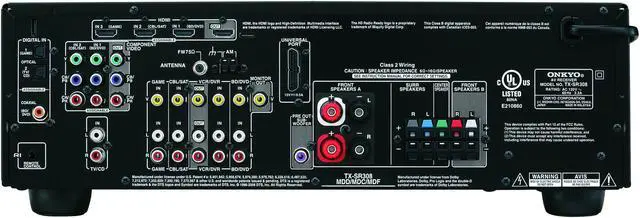 Alt view image 3 of 4 - ONKYO TX-SR308 5.1-Channel Home Theater Receiver