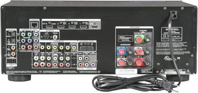 Alt view image 4 of 6 - ONKYO TX-NR509 5.1-Channel Network A/V Receiver