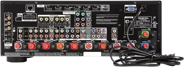 Alt view image 4 of 6 - ONKYO HT-RC370 7.2-Channel THX Certified Network A/V Receiver