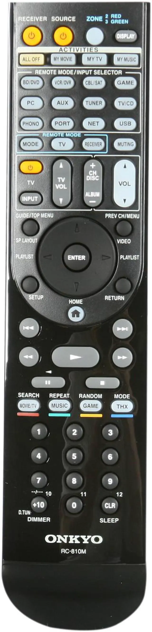Alt view image 5 of 6 - ONKYO TX-NR809 7.2-Channel 3D Network A/V Receiver