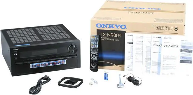 Alt view image 6 of 6 - ONKYO TX-NR809 7.2-Channel 3D Network A/V Receiver