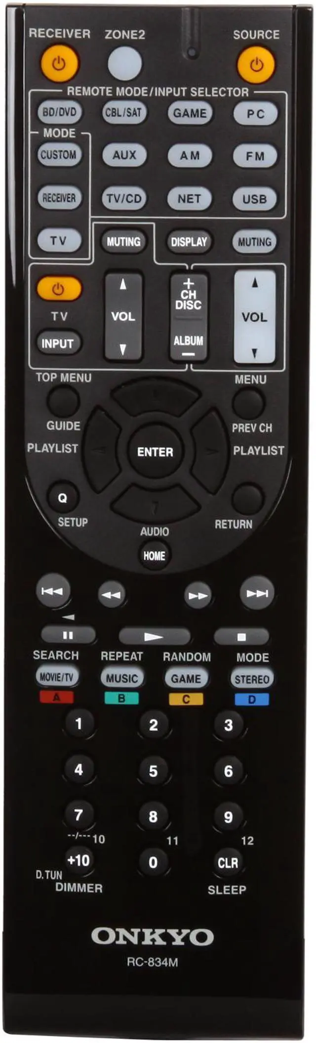 Alt view image 5 of 6 - ONKYO TX-NR414 5.1-Channel 3-D Ready Network A/V Receiver