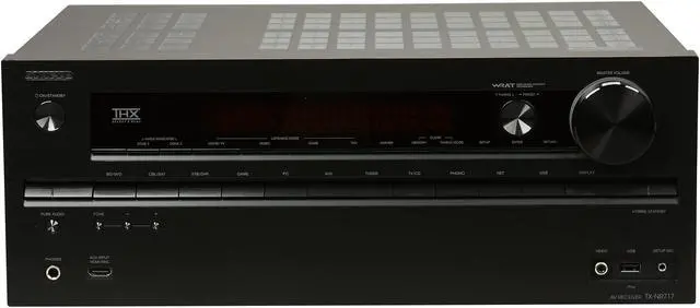Alt view image 2 of 6 - ONKYO TX-NR717 7.2-Channel Home Theater A/V Receiver – Black