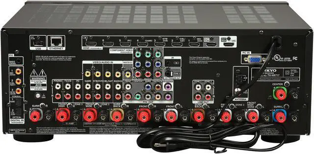 Alt view image 4 of 6 - ONKYO TX-NR717 7.2-Channel Home Theater A/V Receiver – Black