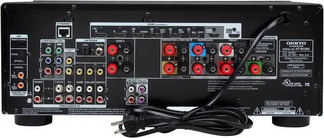 Alt view image 4 of 6 - Onkyo HT-RC560 7.2-Channel Network AV Receiver