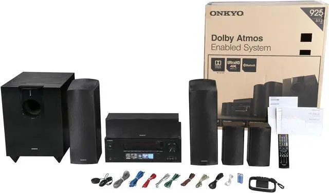 Alt view image 19 of 19 - Onkyo HT-S5800 5.1.2 Channel Dolby Atmos Home Theater System W/ Bluetooth