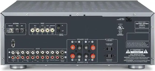 Alt view image 7 of 10 - Harman/Kardon HK 3380 Stereo 2 x 80 Watts Stereo Receiver