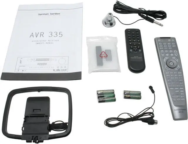 Alt view image 5 of 6 - Harman/Kardon AVR335 7.1-Channel 7 x 55 Watts Receiver