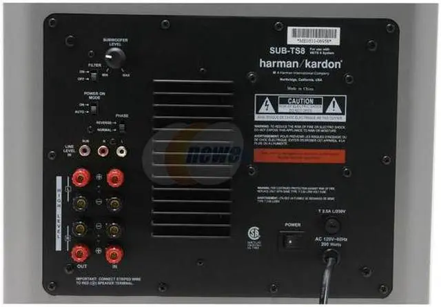 Alt view image 4 of 16 - Harman / Kardon HKTS8 6.1 CH Home Cinema Speaker System