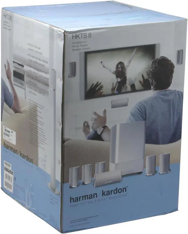 Alt view image 16 of 16 - Harman / Kardon HKTS8 6.1 CH Home Cinema Speaker System