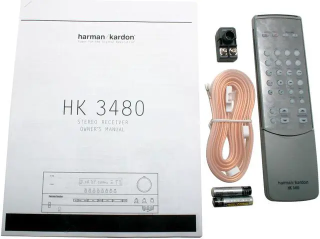 Alt view image 11 of 13 - Harman/Kardon HK3480 Stereo Receiver