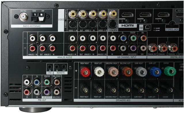 Alt view image 9 of 16 - Harman/Kardon AVR 254 7.1-Channel 7 x 50W A/V Receiver with HDMI 1.3a Repeater