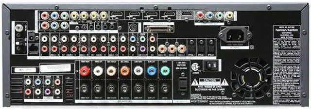 Alt view image 5 of 7 - Harman/Kardon AVR 3600 7.1-Channel A/V Receiver