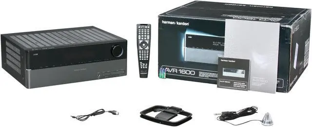 Alt view image 6 of 6 - Harman/Kardon AVR 1600 7.1-Channel A/V Receiver
