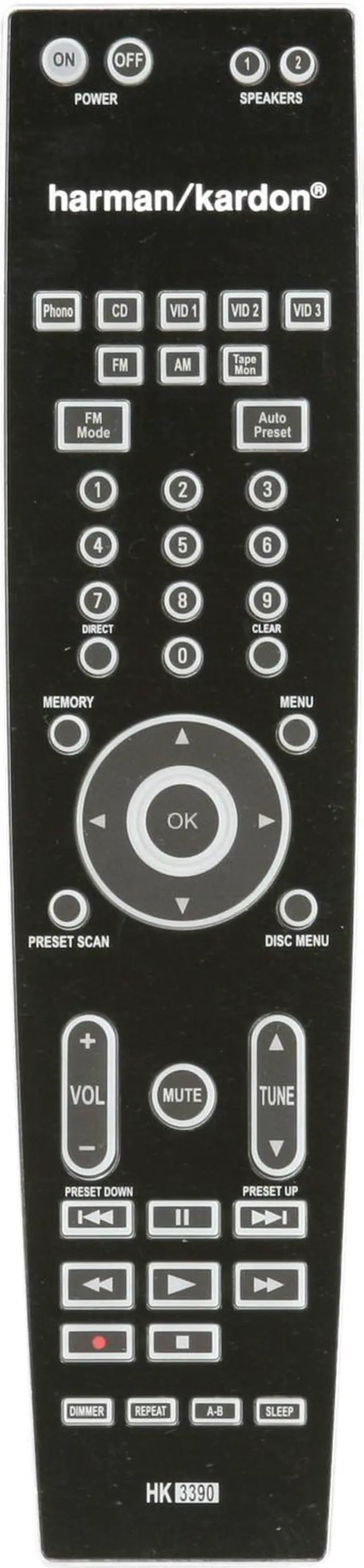 Alt view image 5 of 6 - Harman/Kardon HK 3390 Stereo Receiver