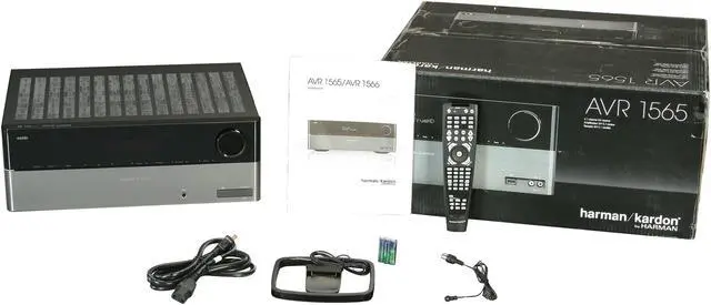 Alt view image 6 of 6 - Harman/Kardon AVR 1565 5.1-Channel AV Receiver