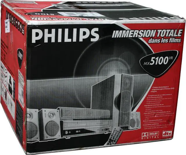 Alt view image 11 of 11 - PHILIPS MX5100VR DVD/VCR Home Entertainment System
