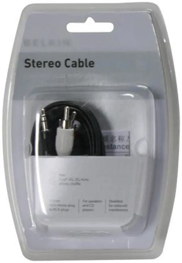 Alt view image 2 of 2 - Belkin Pure AV - Y Audio cable (6 FEET)