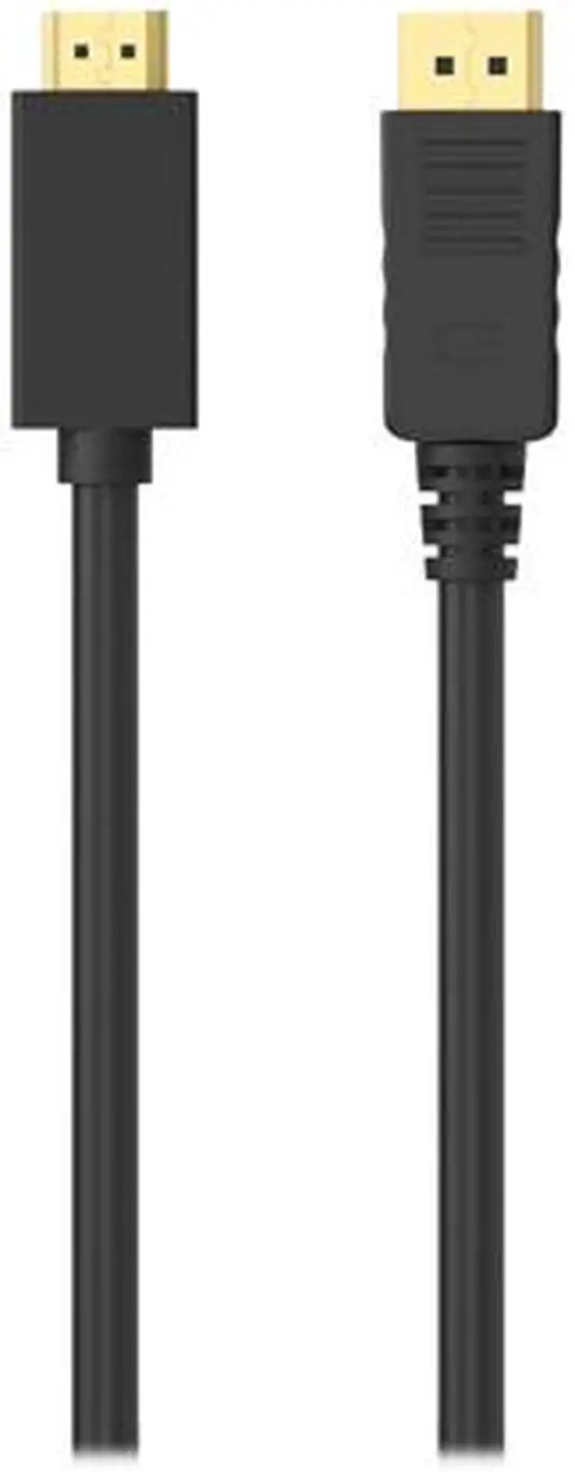Alt view image 4 of 7 - Belkin F2CD001B03-E 3 ft. Black DisplayPort to HDMI® Cable Male to Male
