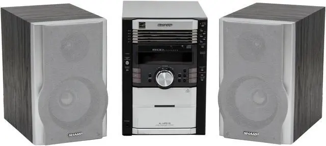 Main image of SHARP CD/Radio 5-Disc Changer Shelf System XL-HP515