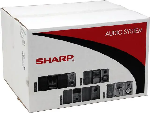 Alt view image 10 of 10 - SHARP CD/Radio 5-Disc Changer Shelf System XL-HP515