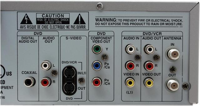 Alt view image 5 of 7 - Sharp DVD Recorder & VCR Combo DVRW550U