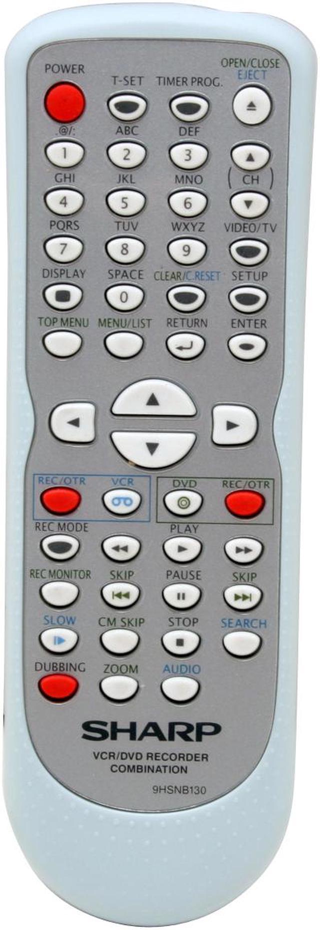Alt view image 7 of 7 - Sharp DVD Recorder & VCR Combo DVRW550U