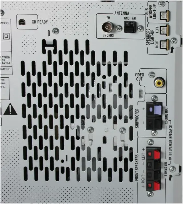 Alt view image 10 of 17 - SHARP CD/Cassette/MP3/Radio 5-Disc Changer Mini Audio System CD-SW330