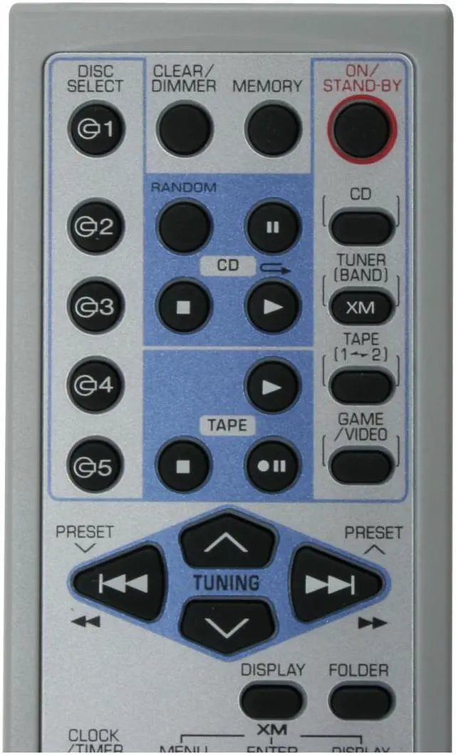 Alt view image 15 of 17 - SHARP CD/Cassette/MP3/Radio 5-Disc Changer Mini Audio System CD-SW330