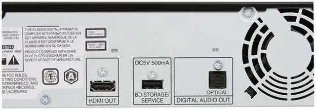 Alt view image 8 of 12 - Sharp AQUOS Blu-ray Player BD-HP21U