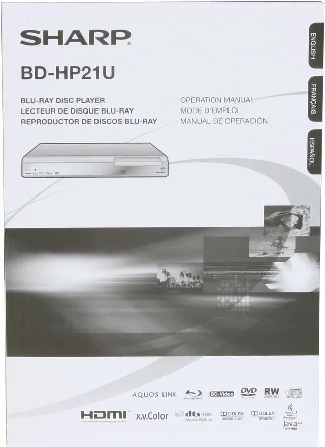 Alt view image 11 of 12 - Sharp AQUOS Blu-ray Player BD-HP21U