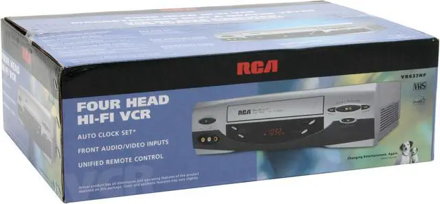 Alt view image 6 of 6 - RCA VR637HF 4-Head Hi-Fi Stereo VCR