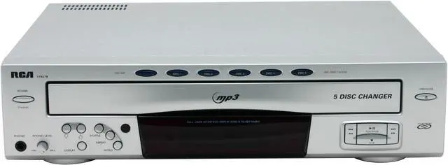 Alt view image 2 of 6 - RCA RP8078 5-Disc Stand-Alone CD Changer w/ mp3 Playback