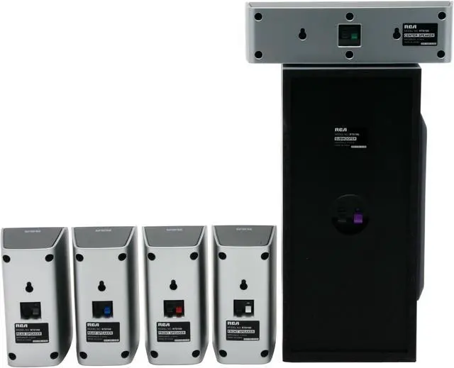 Alt view image 7 of 9 - RCA RTD160 200W 5.1CH DVD Home Theatre System