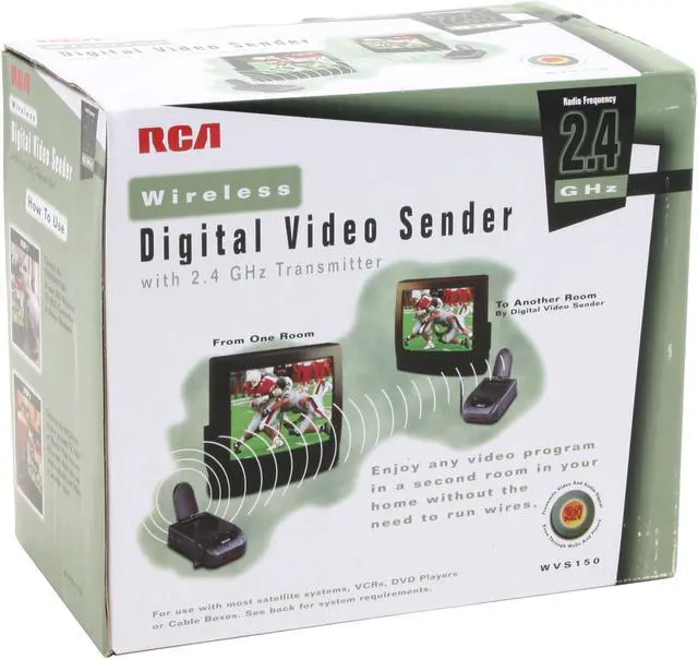 Alt view image 6 of 6 - RCA WVS150 2.4GHz Wireless Digital Video Sender