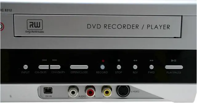 Alt view image 5 of 10 - RCA DVD Recorder & VCR Combo DRC8312N