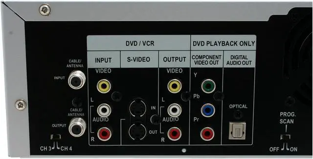 Alt view image 7 of 10 - RCA DVD Recorder & VCR Combo DRC8312N