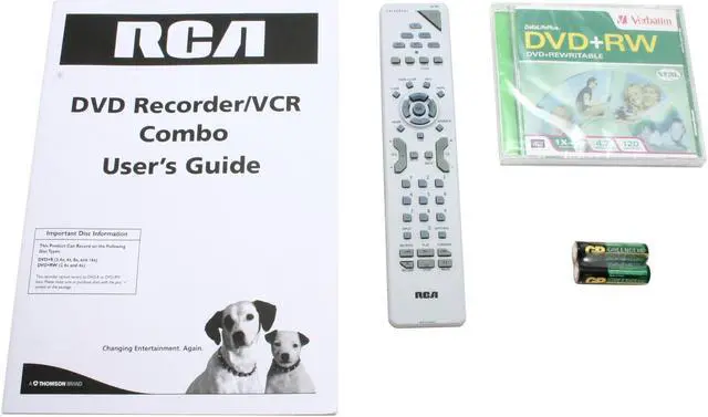 Alt view image 9 of 10 - RCA DVD Recorder & VCR Combo DRC8312N