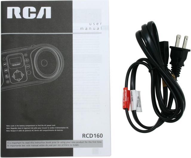 Alt view image 6 of 7 - RCA Protable MP3 CD BoomBox RCD160