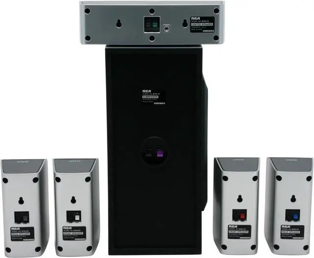 Alt view image 7 of 10 - RCA RTD170 5.1CH DVD/CD Home Theater System