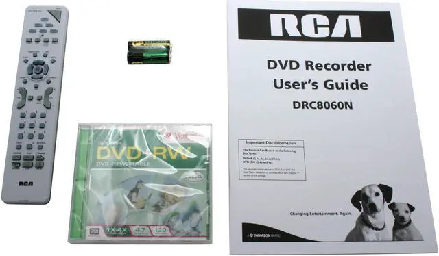 Alt view image 9 of 10 - RCA DVD Recorder DRC8060N