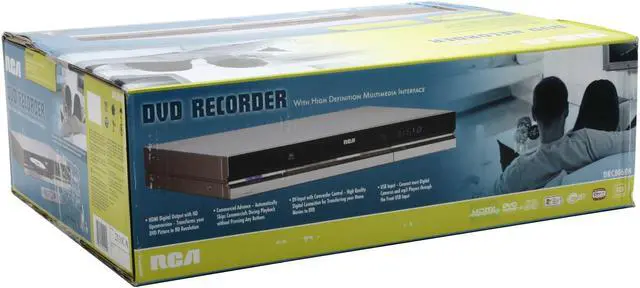 Alt view image 10 of 10 - RCA DVD Recorder DRC8060N