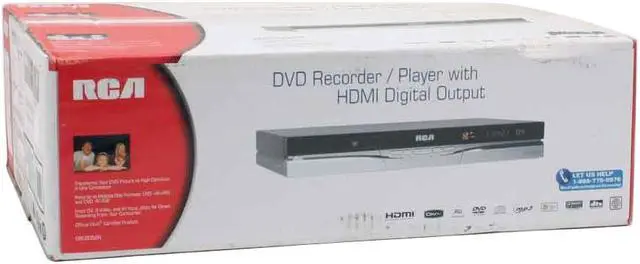 Alt view image 8 of 8 - RCA DVD Recorder DRC8052N