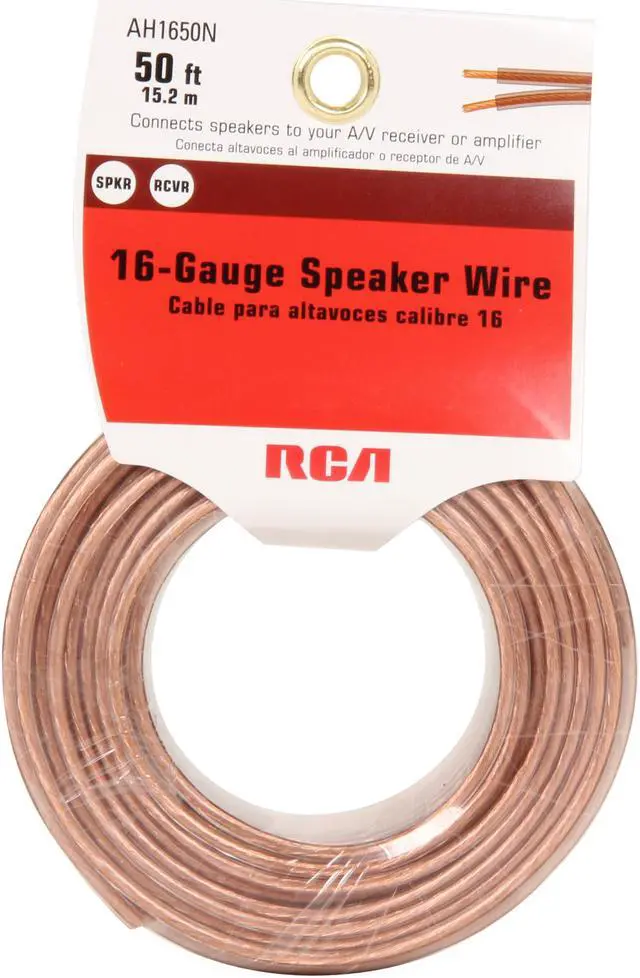 Alt view image 3 of 3 - RCA - 16GA Speaker Wire (50 FEET)